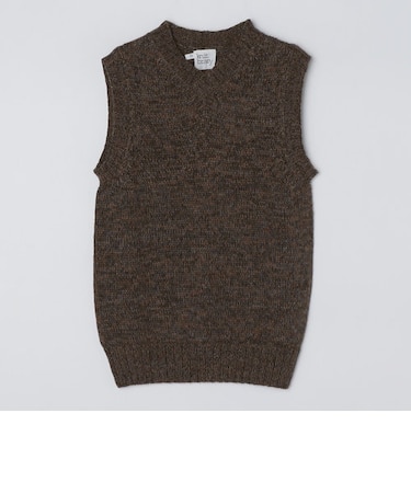 【SHIPS別注】knitbrary: アルパカ Vネック ニットベスト