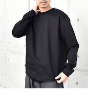 SHIPS any: スムースコットン クルーネック Tシャツ (ロンT)◇