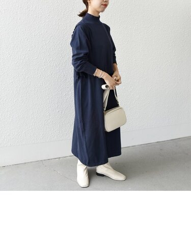 SHIPS any:〈手洗い可能〉レイヤード ニット ワンピース