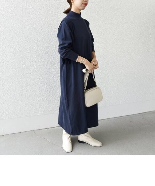 SHIPS any:〈手洗い可能〉レイヤード ニット ワンピース