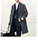 SHIPS any: FUTURE MELTON チェスター コート 23AW◇