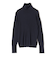 SHIPS Primary Navy Label:シルク カシミヤ タートルネック