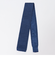 SHIPS Colors:シルク ポリエステル ニットタイ◇