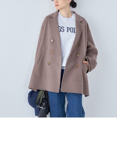 ハミルトン ウール リバー ミディ コート ◇