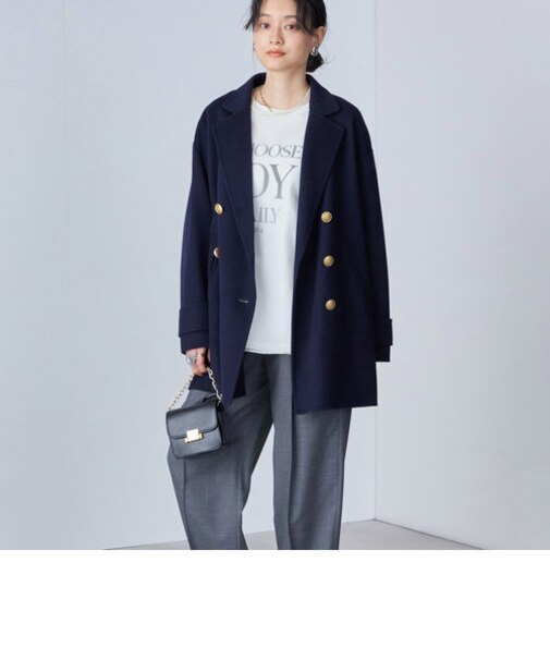 ハミルトン ウール リバー ミディ コート ◇