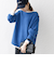 SHIPS any: AQUA カシミヤ ミックス ボートネック ニット プルオーバー