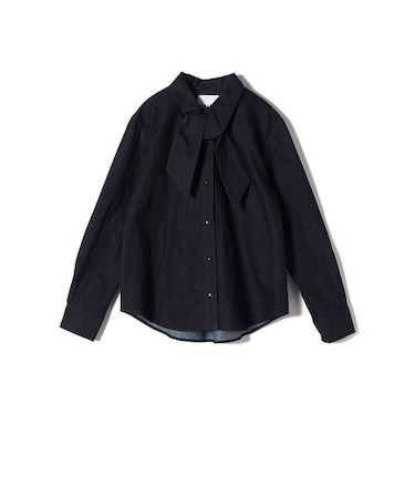 Urvin:〈洗濯機可能〉デニム ブラウス