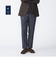 SHIPS:〈FUNCTION〉〈手洗い可能〉ライト サキソニー ストレッチ スラックス パンツ