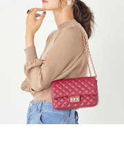 SHIPS Colors:キルティング チェーン バッグ◇