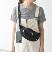 【SHIPS any別注】BYON BYON: スマホストラップ付き ウエスト ボディ バッグ 25SS◇