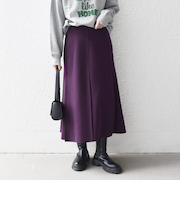 SHIPS any: エア ニードル タック ミディ スカート