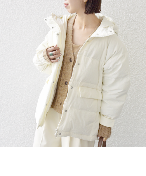 SHIPS any: フーディ ショート ダウン ジャケット｜シップスの通販