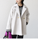 《一部追加予約》【WEB限定】〈手洗い可能〉ウール ライク ジャージー メルトン 2WAY Pコート