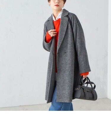 切り替えデザイン バック スリット コート ◇