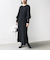 【SHIPS別注】kaene:〈セレモニー対応可〉ブラック フォーマル レース スリーブ ワンピース