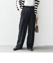 SHIPS any: 〈洗濯機可能〉アイビー タック パンツ 2