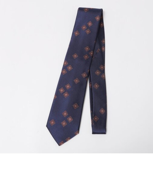 SHIPS Colors:スクエアパターン タイ