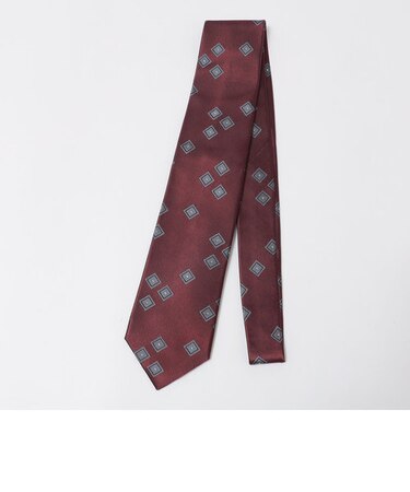 SHIPS Colors:スクエアパターン タイ