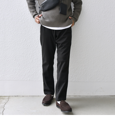 SHIPS any: 裏起毛 ウォーム ストレッチ テーパード チノ パンツ 25AW◆