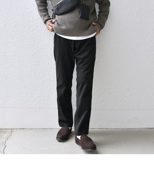SHIPS any: 裏起毛 ウォーム ストレッチ テーパード チノ パンツ 25AW◆