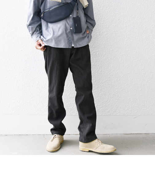 SHIPS any: 裏起毛 ウォーム ストレッチ テーパード チノ パンツ 25AW◆