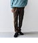 SHIPS any: 裏起毛 ウォーム ストレッチ テーパード チノ パンツ 25AW◆