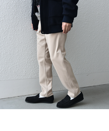 SHIPS any: 裏起毛 ウォーム ストレッチ テーパード チノ パンツ 25AW◆