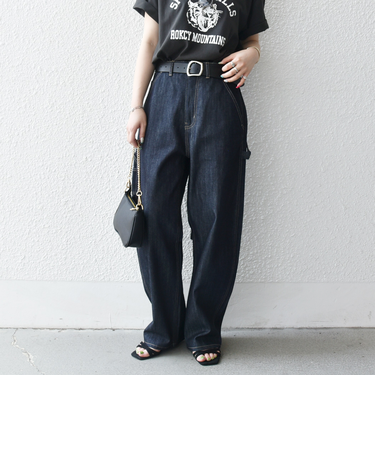 SHIPS any:〈洗濯機可能〉コクーンペインター デニムパンツ［SHIPS any DENIM］