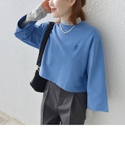 * 〈洗濯機可能〉ベア 裏毛 刺繍 ロゴ プルオーバー 24SS ◇