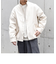 SHIPS any: オーバーサイズ コットン ギャバジン トラック ブルゾン◇