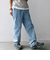 SHIPS any: ベターコットン 1タック ストレッチ イージー バギー デニム パンツ◇