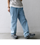 SHIPS any: ベターコットン 1タック ストレッチ イージー バギー デニム パンツ◇