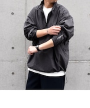 SHIPS any: 〈撥水・透湿・軽量〉PERTEX(R) ハーフジップ プルオーバー ブルゾン (セットアップ対応)◇