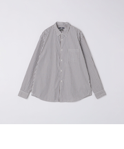 SHIPS: レギュラーカラー ベーシック ロングスリーブ シャツ 〈ストライプ/ギンガムチェック〉