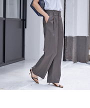 〈手洗い可能 〉ドライオックス フロント タック ストレート パンツ 25SS