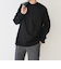 SHIPS any: スムースコットン モックネック Tシャツ (ロンT)◇