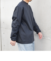 SHIPS any: スムースコットン モックネック Tシャツ (ロンT)◇
