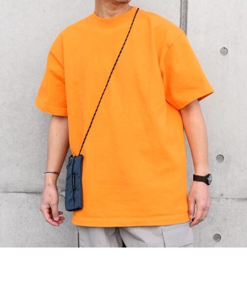 【SHIPS any別注】LOS ANGELES APPAREL: 8.5oz ガーメントダイ Tシャツ◇