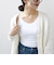 FRUIT OF THE LOOM:〈洗濯機可能〉カップ付き クロス ブラキャミソール