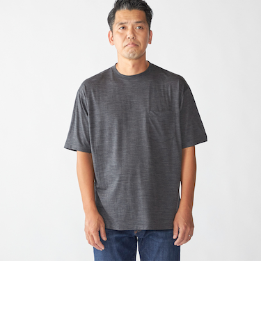 Southwick Gate Label: メリノ ウール Tシャツ