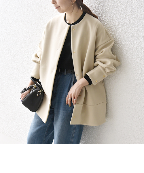 シップス/ノーカラージャケットの通販｜&mall（アンドモール）三井