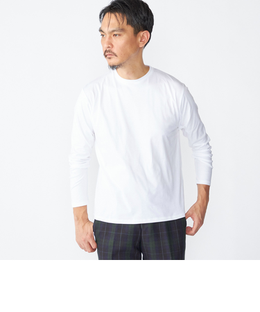 SHIPS: I Cotoni di Albini クルーネック ロングスリーブ Tシャツ