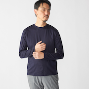 SHIPS: I Cotoni di Albini クルーネック ロングスリーブ Tシャツ