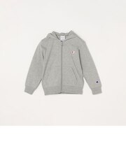 CHAMPION: ワンポイント ライト ジャージー ジップアップ パーカー<KIDS>