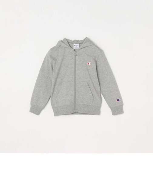 CHAMPION: ワンポイント ライト ジャージー ジップアップ パーカー<KIDS>