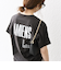 La Hutte:〈洗濯機可能〉デザイン ロゴ  プリント TEE