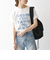 La Hutte:〈洗濯機可能〉デザイン ロゴ  プリント TEE