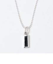 XOLO: RECTANGLE WITH ONYX NECK ネックレス