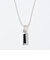 XOLO: RECTANGLE WITH ONYX NECK ネックレス