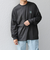 【WEB限定】SHIPS any: BLAH BLAH BLAH.ワンポイント 刺繍 ルーズ Tシャツ (ロンT)◆